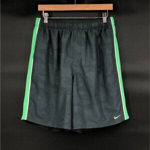 Nike Mens Lined 9" Athletic Shorts Green Activewear Athleisure Sportswear